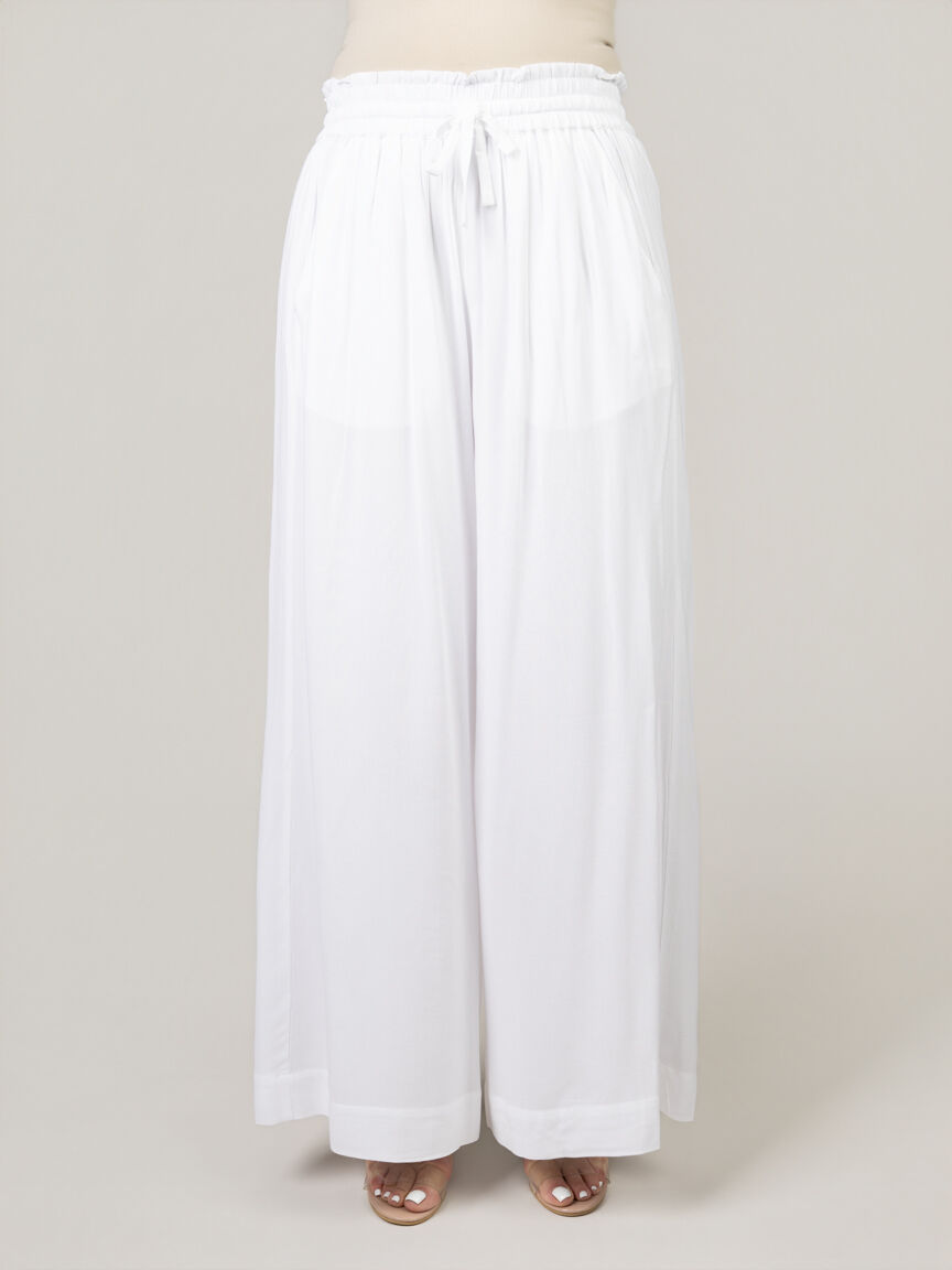 Flowy Wide Leg Pants with Pockets